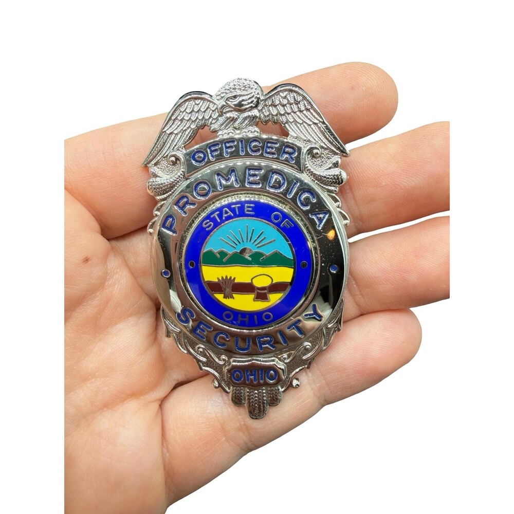 Ohio Promedica Security State of Ohio Officer Security Badge Pin